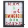 Northlight LED Lighted 'Believe In The Magic Of Christmas' Shadow Box Wall Art