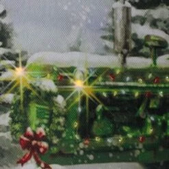 Northlight LED Lighted Merry Christmas Tractor Canvas Wall Art -Northlight Sale Store D361884S 3
