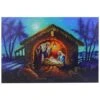 Northlight LED Fiber Optic Lighted Nativity Scene Christmas Wall Art