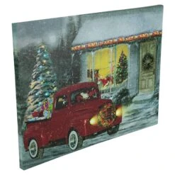 Northlight LED Fiber Optic Retro Red Truck Christmas Wall Art -Northlight Sale Store D361891S 15