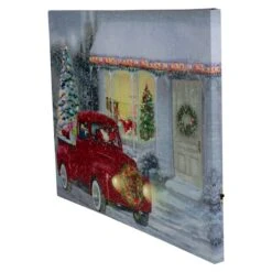 Northlight LED Fiber Optic Retro Red Truck Christmas Wall Art -Northlight Sale Store D361891S 2