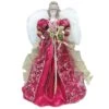 Santa's Workshop 16" Red Christmas Angel Tree Topper