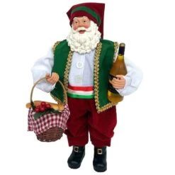 Santa's Workshop 12" Italian Santa -Northlight Sale Store D362385S 1 1