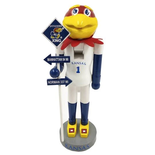Santa's Workshop 12" University Of Kansas Rivalry Nutcracker 1 Santa's Workshop 12" University Of Kansas Rivalry Nutcracker