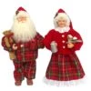 Santa's Workshop 15" Plaid Pajama Clauses Set