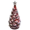 Santa's Workshop 14" NCAA College Team Ceramic LED Christmas Tree University Of Arkansas