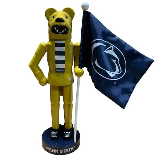 Santa's Workshop 12" Penn State Mascot & Flag Nutcracker 2 Santa's Workshop 12" Penn State Mascot & Flag Nutcracker - Image 2