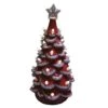 Santa's Workshop 14" NCAA College Team Ceramic LED Christmas Tree University Of Alabama