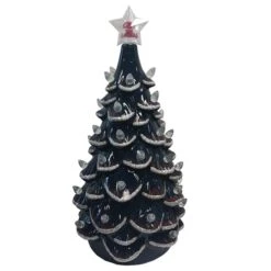 Santa's Workshop 14" NCAA College Team Ceramic LED Christmas Tree University Of Mississippi -Northlight Sale Store D362577S 1 1