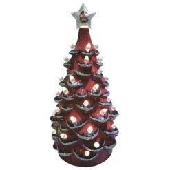 Santa's Workshop 14" NCAA College Team Ceramic LED Christmas Tree University Of South Carolina