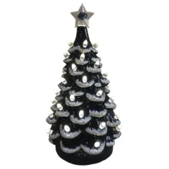 Santa's Workshop 14" NCAA College Team Ceramic LED Christmas Tree Pennsylvania State University 5 Santa's Workshop 14" NCAA College Team Ceramic LED Christmas Tree Pennsylvania State University -Northlight Sale Store D362580S 1 1