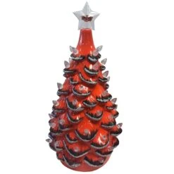 Santa's Workshop 14" NCAA College Team Ceramic LED Christmas Tree Oklahoma State University -Northlight Sale Store D362582S 1 1