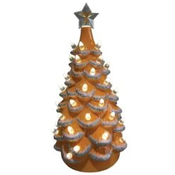 Santa's Workshop 14" NCAA College Team Ceramic LED Christmas Tree The University Of Tennessee -Northlight Sale Store D362584S 1 1