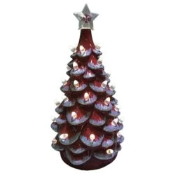 Santa's Workshop 14" NCAA College Team Ceramic LED Christmas Tree Texas A&M University -Northlight Sale Store D362585S 1 1