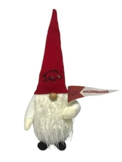 Santa's Workshop 12" College Football Gnome Arkansas Razorbacks -Northlight Sale Store D362613S 1 1