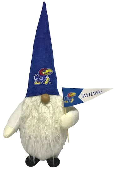 Santa's Workshop 12" College Football Gnome Kansas Jayhawks 3 Santa's Workshop 12" College Football Gnome Kansas Jayhawks - Image 3