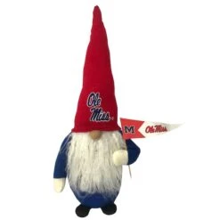 Santa's Workshop 12" College Football Gnome Mississippi Ole Miss -Northlight Sale Store D362652S 1 1