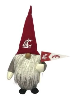 Santa's Workshop 12" College Football Gnome Washington State Cougars 5 Santa's Workshop 12" College Football Gnome Washington State Cougars -Northlight Sale Store D362671S 1 1