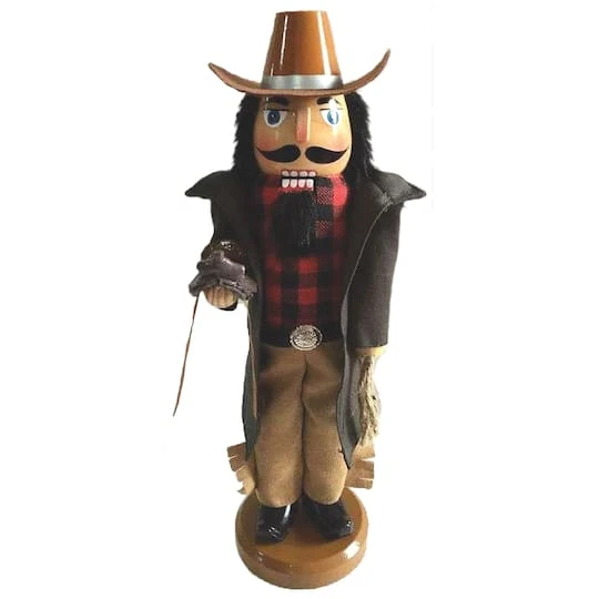 Santa's Workshop 14.5" Leather Duster Cowboy Nutcracker 2 Santa's Workshop 14.5" Leather Duster Cowboy Nutcracker - Image 2
