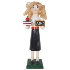 Santa's Workshop 14" Teacher Nutcracker