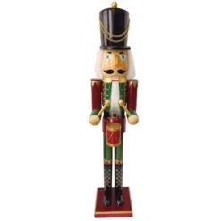 Santa's Workshop 36" Drummer Nutcracker