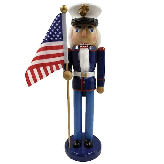 Santa's Workshop 14" Marine Nutcracker 2 Santa's Workshop 14" Marine Nutcracker - Image 2