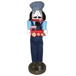 Santa's Workshop 14" Train Conductor Nutcracker