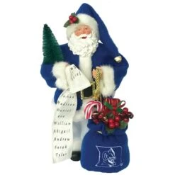 12" Santa's Workshop Duke Santa Figurine -Northlight Sale Store D364302S 1 1