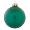 Whitehurst 2ct. 6" Matte Glass Ball Christmas Ornament Green Matte
