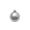 Whitehurst 12ct. 2.75" Shiny Glass Ball Ornaments Silver Shiny