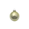 Whitehurst 8ct. 3.25" Shiny Glass Ball Ornaments Gold Shiny