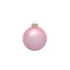 Whitehurst 12ct. 2.75" Matte Glass Ball Ornaments Baby Pink Matte
