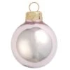 Whitehurst 6ct. 4" Shiny Glass Ball Ornaments Baby Pink Shiny