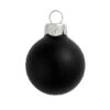 Whitehurst 28ct. 2" Matte Glass Ball Ornaments Black