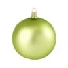 Whitehurst 6ct. 4" Matte Glass Ball Ornaments Lime Matte