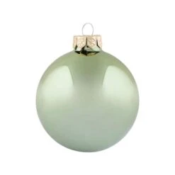 Whitehurst 28ct. 2" Shiny Glass Ball Ornaments Lime