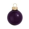 Whitehurst 12ct. 2.75" Shiny Glass Ball Ornaments Purple Shiny