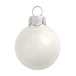 Whitehurst 40ct. 1.5" Shiny Glass Christmas Ornaments
