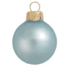 Whitehurst 28ct. 2" Matte Glass Ball Ornaments Baby Blue