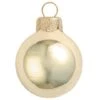 Whitehurst 40ct. 1.5" Shiny Glass Christmas Ornaments Champagne