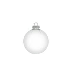 Whitehurst 12ct. 3" Clear Glass Ball Ornaments
