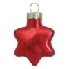 Whitehurst 56ct. 2" Shiny Red Glass Star Ornaments