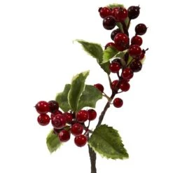 Holly Berry Stem, 6ct. -Northlight Sale Store D386489S 2