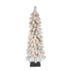 3ft. Pre-Lit Flocked Alpine Artificial Christmas Tree, Clear Lights
