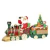 24" Pre-Lit Multicolor LED Santa Train Tabletop Décor
