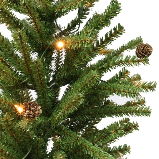 4 Ft. Pre-Lit Fir Artificial Christmas Tree, 100 Lights 3 4 Ft. Pre-Lit Fir Artificial Christmas Tree, 100 Lights - Image 3