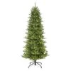 7.5ft. Pre-Lit Sure-Lit Pole® Slim Fraser Fir Artificial Christmas Tree, Multicolor LED Lights
