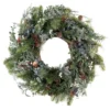 Village Lighting 24" Rustic White Berry Wreath