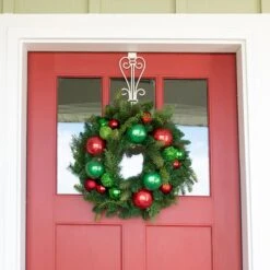 Village Lighting 24" Christmas Cheer Wreath -Northlight Sale Store D403200S 2