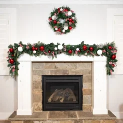 Village Lighting 24" Nordic Wreath 10 Village Lighting 24" Nordic Wreath -Northlight Sale Store D403206S 8